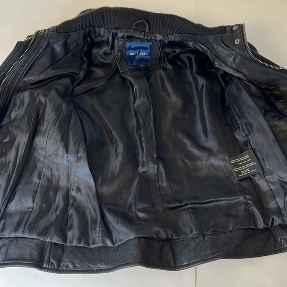 COLE HAAN LEATHER JACKET XS - Picture 11 of 16